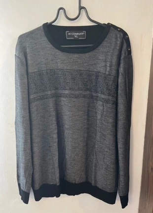 Pull col rond gris et noir- Taille XL- Armand Thiery, marca: Armand Thiery, estado: Muy bueno, tamaño: XL, 3,50 €, 4,38 € Protección al comprador Pro incluida
