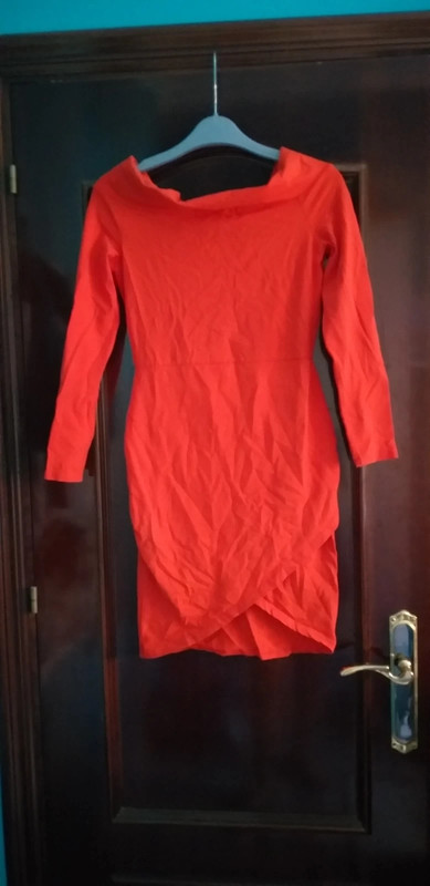 Vestido rojo (anaranjado) - Vinted Vestido rojo (anaranjado) - Vinted