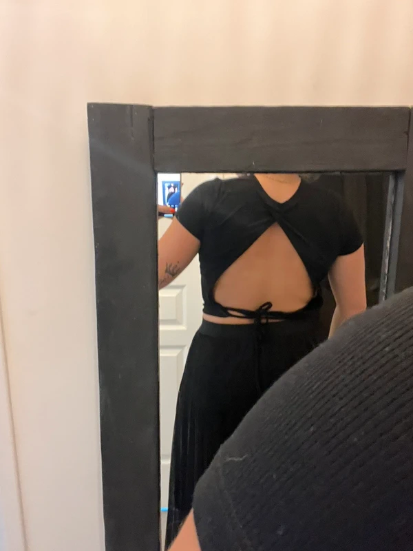 Crop top noir - photo numéro 3