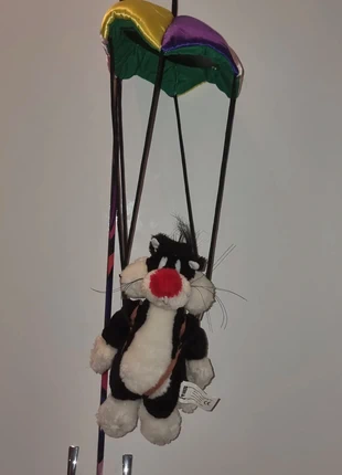 Vintage Looney Tunes Sylvester Parachute Plush (2001), marque: Warner Bros., état: Très bon état, 10,00 €, 11,20 € Protection acheteurs incluse