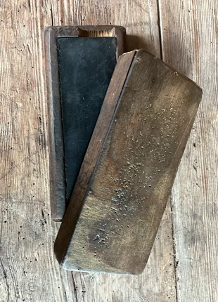 Ancienne pierre à aiguiser en bois et pierre – affûtage traditionnel, merk: Fait Main, staat: Heel goed, € 38,90, € 41,55 inclusief Kopersbescherming