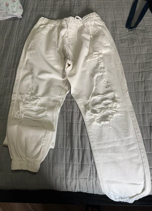 Pantaloni Bershka bianchi, marca: Bershka, estado: Novo sem etiquetas, tamanho: M / 38 / 10, €5.00, €5.95 inclui Proteção do Comprador