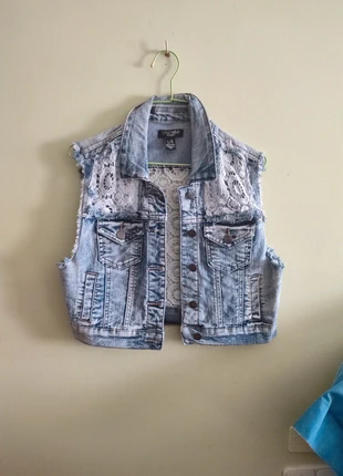 Chaleco vaquero, marca: Pimkie, estado: Nuevo sin etiquetas, tamaño: L / 40 / 12, 3,50 €, 4,38 € Protección al comprador incluida