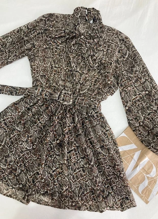 Vestido Zara animal print, marque: Zara, état: Très bon état, taille: M / 38 / 10, 20,00 €, 21,70 € Protection acheteurs incluse