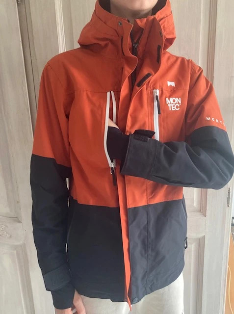 Mon Tec Veste de ski et snowboard orange 2