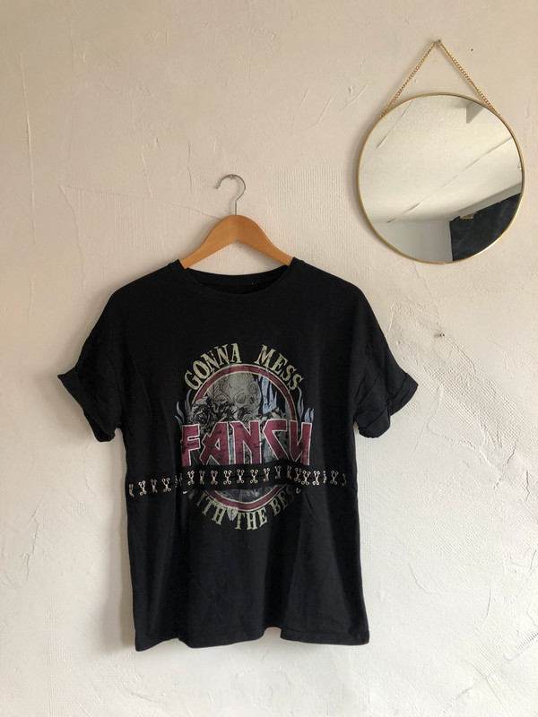 Vintage Oversize T-Shirt - Shirt Oberteil Techno Rave Dark Grunge y2K ...