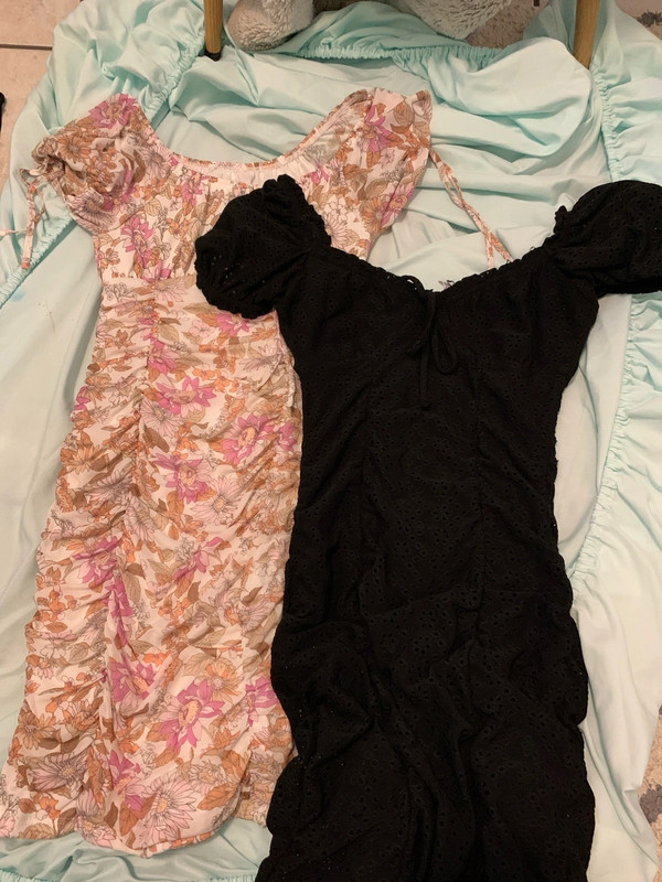 H&M scrunch dress set 1