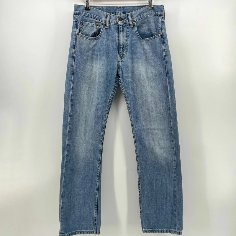 Levi’s Mens 505 Jeans Blue Light Wash Denim 100% Cotton 31x32 1