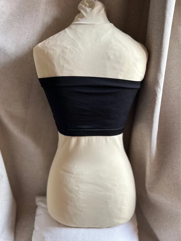 Haut bandeau noir sans couture - photo numéro 6