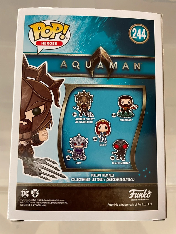 Aquaman Arthur Curry Funko Pop 244 Vinted