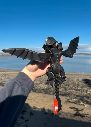 Big 3D printed dragon toothless, brand: Dragon HTTYD, condition: New without tags, £12.99, £14.34 includes Buyer Protection