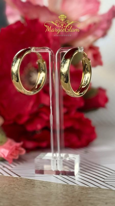 Gold Hoop Earrings