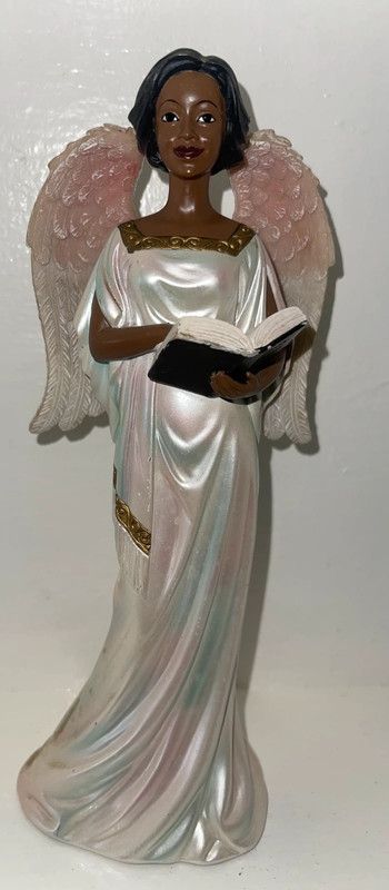 Ebony Treasures Devotion Angel Figurine, GUC 5