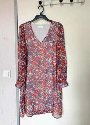 Robe midi fleurie, marke: Ikoone&Bianka, zustand: Sehr gut, größe: S / 36 / 8, 14,00 €, 15,40 € inklusive Vinted-Käuferschutz