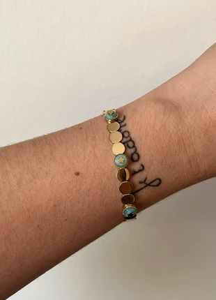 Jonc en pierre naturelle d’Amazonite, condition: Very good, €25.00, €26.95 includes Buyer Protection Pro