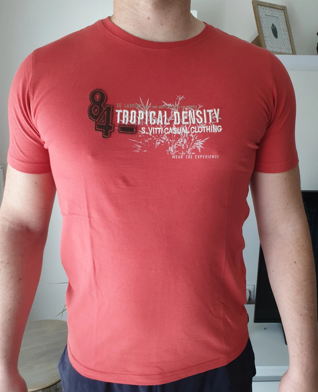 T shirt rouge sergio vitti