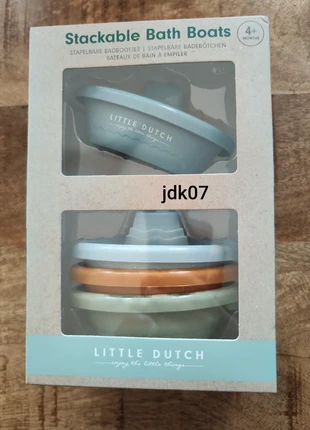 Little Dutch stackable bath boats blue, merk: Little Dutch, staat: Nieuw zonder prijskaartje, maat: Universeel, € 14,95, € 16,40 inclusief Kopersbescherming Pro
