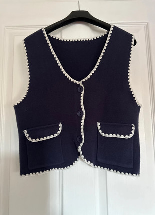 Navy waistcoat, condition: Very good, size: M / 10, £7.00, £8.05 includes Buyer Protection