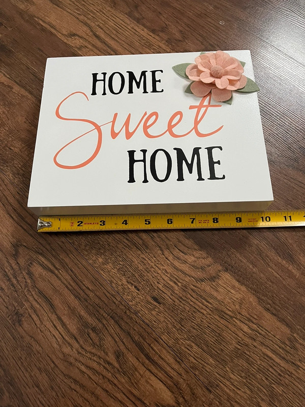 NWT Home Sweet Home Sign 5