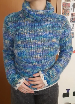 Maglione dolcevita, marke: Think Pink, zustand: Gut, größe: L / 40 / 12, 5,50 €, 6,48 € inklusive Vinted-Käuferschutz