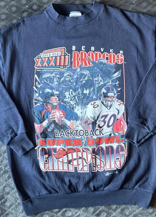 🏈 Rare Vintage Crewneck Denver Broncos Brodé 1998 - M - NFL - Y2K - 90s/00s, brand: NFL, condition: Very good, size: M, €39.00, €41.65 includes Buyer Protection