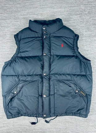 Veste Doudoune sans manches Ralph Lauren couleur uni noir logo rouge XXL gros boudins street wear, merk: Ralph Lauren, staat: Heel goed, maat: XXL, € 129,00, € 136,15 inclusief Kopersbescherming Pro