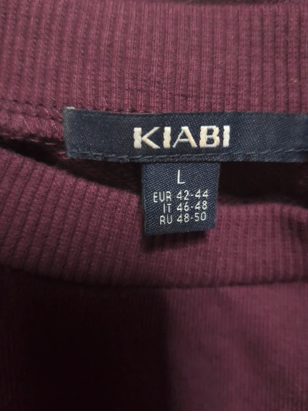 Pull bordeaux perlé – Taille L - photo numéro 5