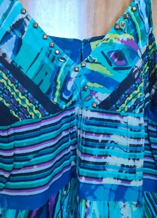 Vestido de tirantes en azules y lilas talla L , marque: HHG, état: Bon état, taille: L / 40 / 12, 4,15 €, 5,06 € Protection acheteurs incluse