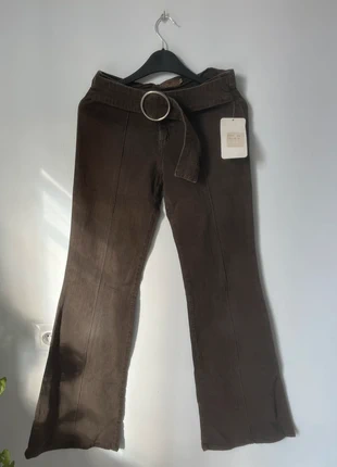 vaqueros acampanados marrones, estado: Muito bom, tamanho: S / 36 / 8, €9.00, €10.15 inclui Proteção do Comprador