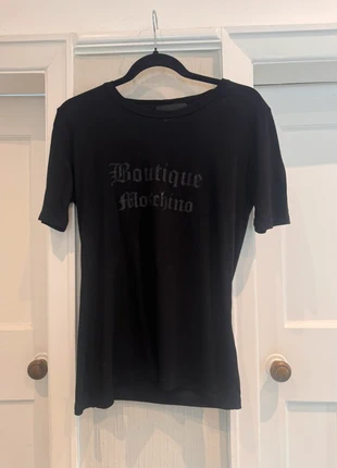 Boutique Moschino black tshirt size 10, brand: Boutique Moschino, condition: Very good, size: M / 10, £30.00, £32.20 includes Buyer Protection