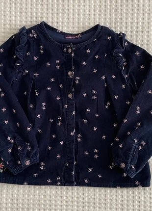 Chemise en velours fleurie Sergent Major – 6 ans, marca: Sergent Major, estado: Muy bueno, tamaño: 6 años / 116 cm, 5,00 €, 5,95 € Protección al comprador incluida