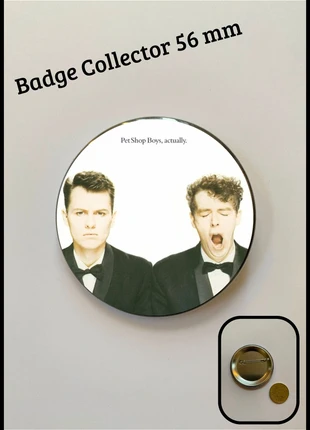 Pet Shop Boys - Badge collector 56 mm, condizioni: Ottime, €5.00, €5.95 include la Protezione acquisti