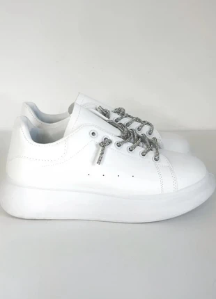 Sneakers bianche platform street style ispirazione McQ – perfette per il back to school & work!, zustand: Neu, größe: 38, 21,00 €, 22,75 € inklusive Vinted-Käuferschutz