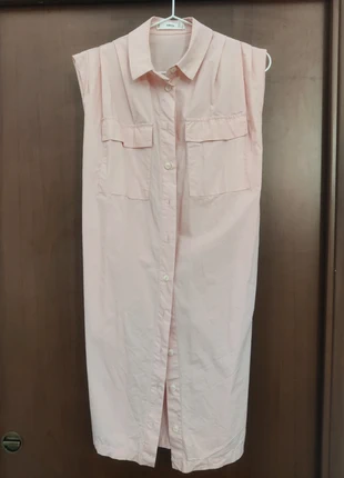 Vestito chemisier rosa chiaro Mango, merk: Mango, staat: Heel goed, maat: S / 36 / 8, € 3,00, € 3,85 inclusief Kopersbescherming