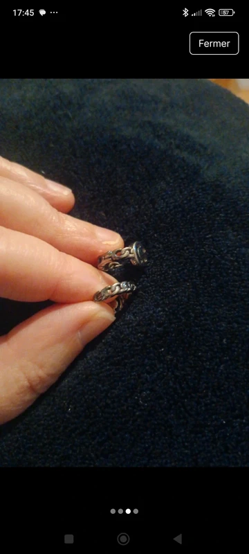 Boucles d'oreilles smiley argent - photo numéro 3