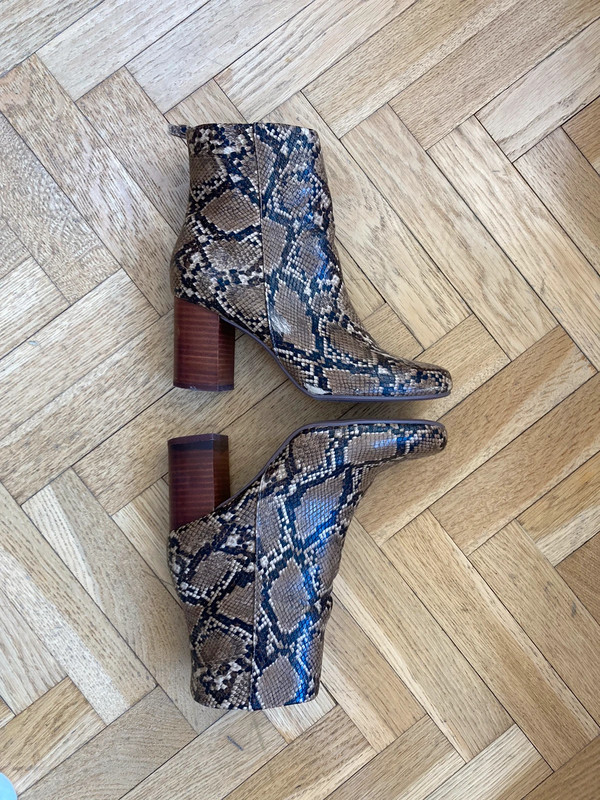 Bottines talon Cama eu simili python Vinted