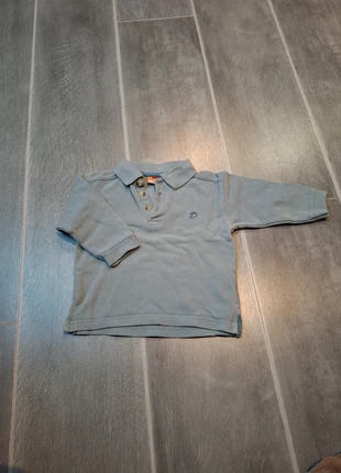 Polo bleu, marque: Du Pareil au Même, état: Neuf sans étiquette, taille: 9-12 mois / 74 cm, 1,00 €, 1,75 € Protection acheteurs incluse