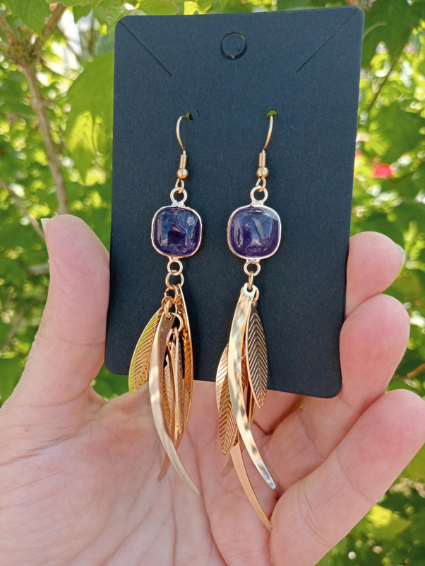 paire de boucles d'oreilles géométriques 2