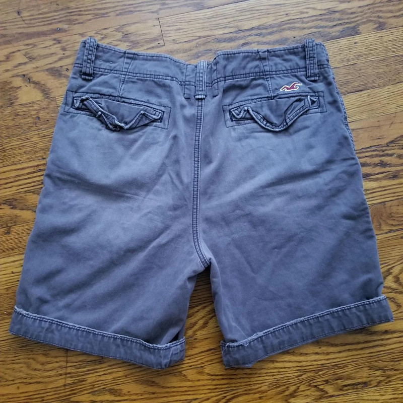 Hollister HCO Dark Grey Rugged Shorts 4