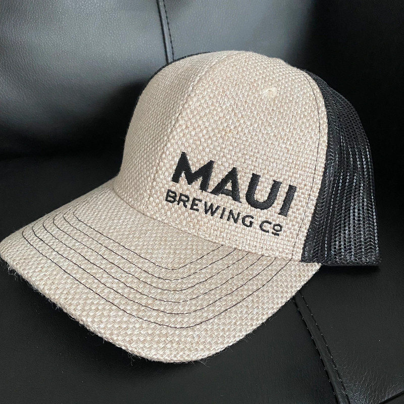 Maui Brewing Co Burlap Trucker Hat | Island Brewed 2