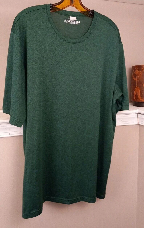 Joe Usa Driequip Men Heather Green Shortsleeve Shirt Size Xlarge Tall 1