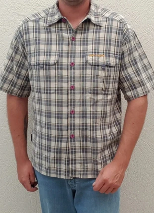 Chemise à carreaux manches courtes rip curl taille M très bonne état, brand: Rip Curl, condizioni: Ottime, taglia: M, €6.89, €7.93 include la Protezione acquisti