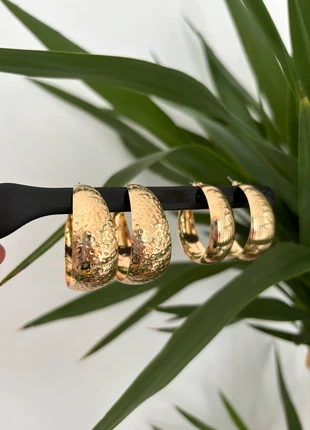 Boucle d’oreilles créole doré tendance bijoux fantaisie femme , brand: Fantaisie, condition: Very good, €6.00, €7.00 includes Buyer Protection Pro