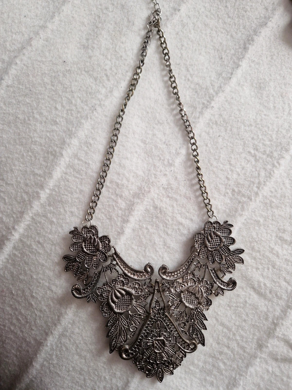 Silver deals tribal necklace