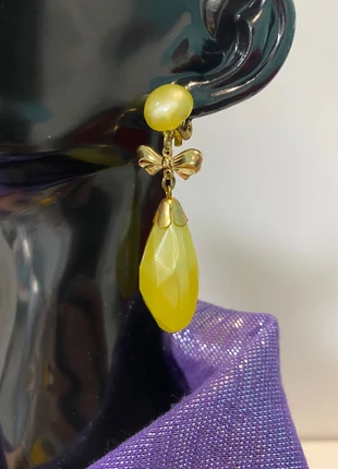 Orecchìni vintage giallo oro Sole splendente, marque: Vintage Chic, état: Très bon état, 11,00 €, 12,25 € Protection acheteurs incluse