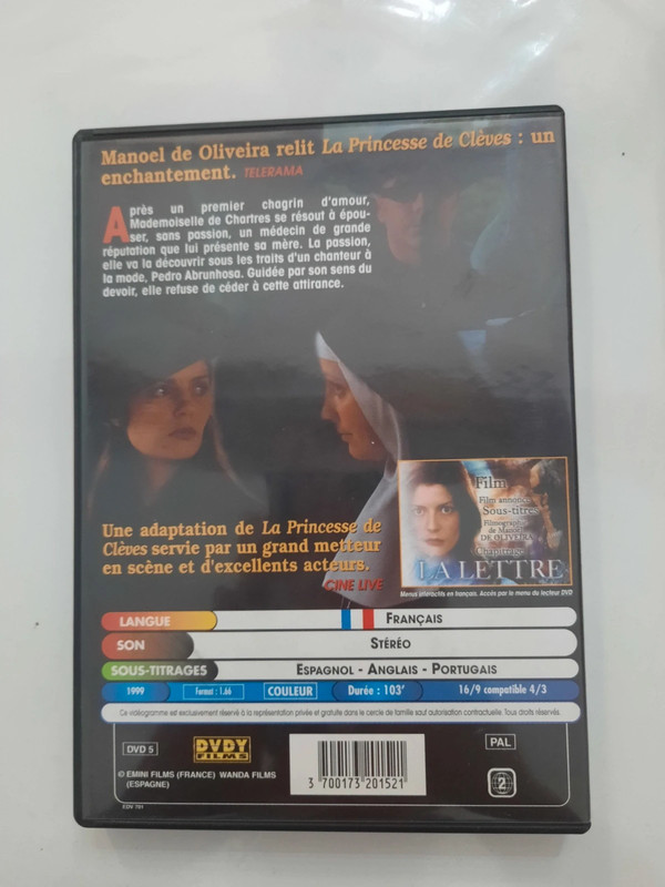 DVD La lettre 2