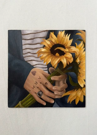 Jungkook Hand-painted Oil Portrait – One of a Kind, marque: BTS, état: Neuf sans étiquette, 60,00 €, 63,70 € Protection acheteurs incluse