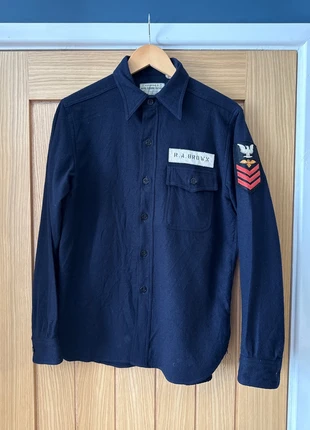 Buzz Rickson 100% wool shirt USN with patches, brand: Buzz Rickson, condition: Very good, size: M, £70.00, £74.20 includes Buyer Protection