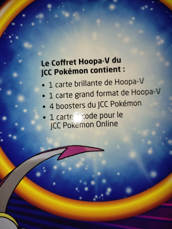 Pokémon - Pokemon - Coffret 4 boosters - Hoopa V *Français