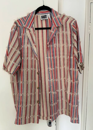 Reclaimed Vintage limited edition stripe shirt with fraying, brand: Reclaimed Vintage, condition: New without tags, size: S, £5.00, £5.95 includes Buyer Protection